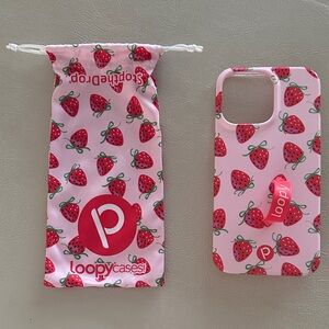 Loopy Case Strawberry Delight Phone Case iPhone 14ProMax